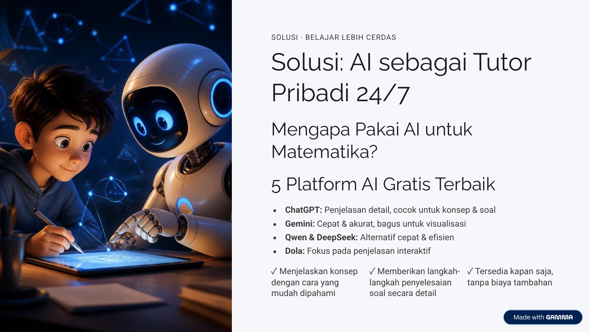 Slide presentasi Matematika 2