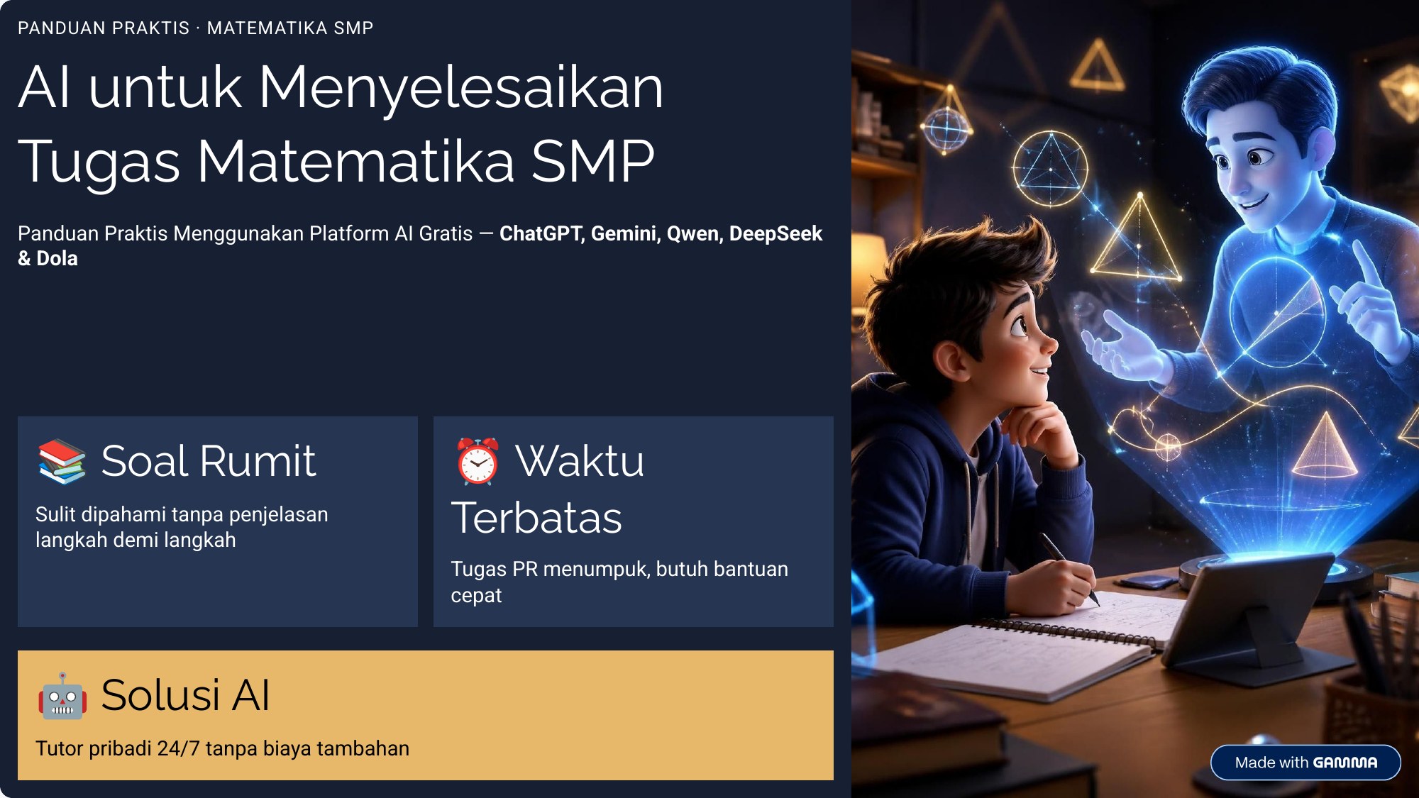 Slide presentasi Matematika 1